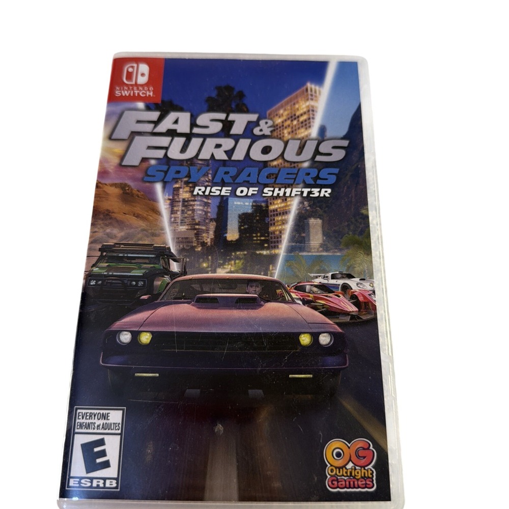 Fast & Furious Spy Racers - Rise of the Sh1ft3r - Nintendo Switch No Manual